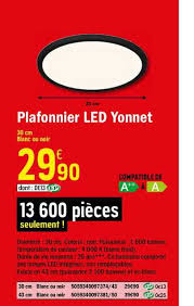 Pourquoi installer un éclairage extérieur ? Offre Plafonnier Led Yonnet Chez Brico Depot