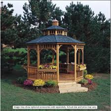 Handy Home Products 10 Ft San Marino Round Gazebo 19944 8 At The Home Depot Gazebo Choosinggardenplans Outdoor Pergola Round Gazebo Backyard Gazebo
