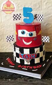 Lighting Macqueen Car Cake Cake Car Cake How To Make Cake