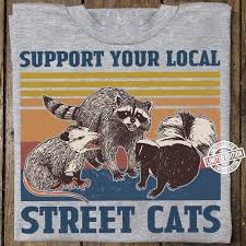 It's honestly really good, please check it out and support the boy! Support Your Local Street Cats Shirt