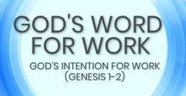 Using subordinate conjunctions and absolute phrases. Genesis 1 11 And Work Bible Commentary Theology Of Work