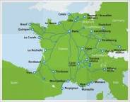 Image of TGV network