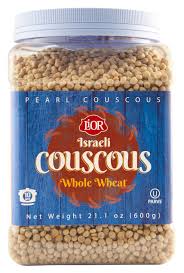 Gefen israeli classic pearl couscous, 8.8oz (3 pack) all natural mediterranean toasted pasta. Lior Israeli Pearl Couscous Whole Wheat Toasted Pasta Non Gmo Vegan Kosher Jar 21 1 Oz 1 31 Pound Pack Of 1 Buy Online In Bermuda At Bermuda Desertcart Com Productid 41949754