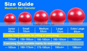 2016 Balls Inflation Pump Pilates Ball Logo 75cm Anti Burst