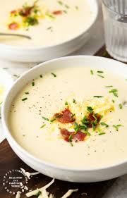 I highly recommend making this soup with buttery yukon gold potatoes. Creamy Potato Soup Without Bacon Happily Unprocessed