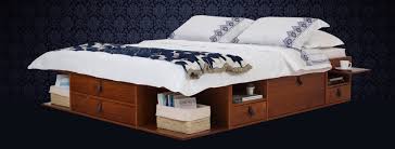 The elegant design features solid wood posts with a sleek finished bed hover image to zoom. Memomad Store Posts Facebook