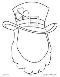 Printable St Patrick S Day Leprechaun Face Drawing Activity St Patrick S Day Crafts St Patricks Day Crafts For Kids St Patrick Day Activities