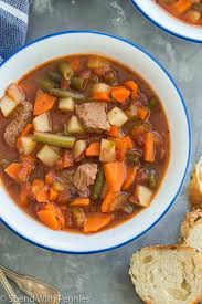 Allow 6 hours cooking time. Slow Cooker Vegetable Beef Soup Or Stovetop Spend With Pennies