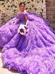 Real Gorgeous Purple Ball Gown Off The Shoulder Long Train Wedding Dress Purple Wedding Dress Purple Wedding Gown Ball Gowns Wedding