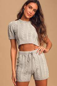 Knit wool shawl gray handmade gift woman shawls winter autumn wrap hand knitted scarves triangular scarf warm cape. Cozy Grey Cable Knit Shorts Sweater Shorts Drawstring Shorts Lulus