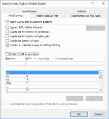 Select your title capitalization style above by clicking on a tab. Enable Disable Auto Capitalization In Word 2016 2013 Technipages