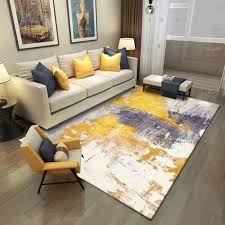 Yellow and gray was our launch palette. Fashion Modern Nordic Yellow Gray Abstract Print Doormat Kitchen Mat Living Room Bedroom Parlor Area Rug Decorative Carpet Carpet Aliexpress