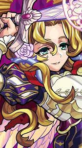 モンスターストライク モンスト 希望の大聖女 ジャンヌ ダルク 獣神化 xfvga 480 854 壁紙 画像63317 スマポ モンスターストライク アニメ モンスター