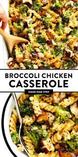 Healthier Broccoli Chicken Casserole Recipe Gimme Some Oven Recipe Chicken Recipes Casserole Chicken Dinner Recipes Health Dinner Recipes