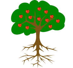 Select from premium fruit tree images of the highest quality. Image Result For Simple Tree Drawing With Roots And Fruit Tree Drawing Simple Tree Drawing Simple Tree