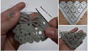 Ormesi Cok Kolay Sivri Sal Ornegi Nazarca Com 2020 Tig Isleri Tig Isi Modelleri Tig Desenleri