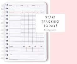 Luxe Gym Workout Logbook Fitness Journal Planner 6 X 8 Etsy Gym Workouts Fitness Journal Workout Template