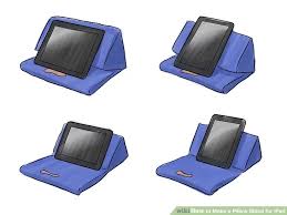 Make A Pillow Stand For Ipad Diy Ipad Stand Ipad Stand Tablet Pillow