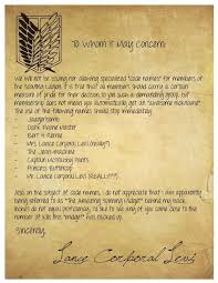 If you take all of these steps and still do not know the name of the person you are contacting, you can use to whom it may concern or an alternative generic greeting. Omg Whoever Made Lance Corporal Levi Is A Freaking Genius Attack On Titan Anime Attack On Titan Funny Attack On Titan