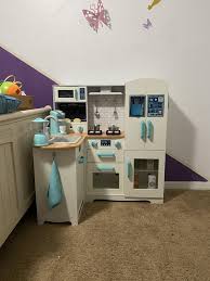 mark deluxe wooden kitchen play center