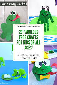 The perfect spring activities for the preschool classroom! More Than 20 Fabulous Frog Crafts For Preschoolers