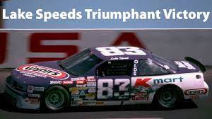 Qualified on the pole for the 2011 daytona 500, then wrecked his car and was bumped to the rear. Lake Speeds Triumphant Victory Youtube
