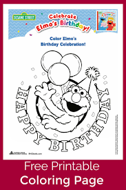 Wonder woman coloring pages printable. Free Printable Elmo Birthday Coloring Page Mama Likes This