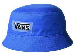 Vans Hankley Bucket Hat Bucket Caps Indigo Bunting Vans Vans Logo Bucket Cap