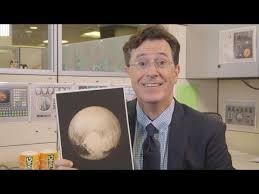 Stephen Colbert And Neil Degrasse Tyson Discuss The New Horizons Mission Debate Pluto S Status And Eat Ice Cream With Images Stephen Colbert Neil Degrasse Tyson Show Video
