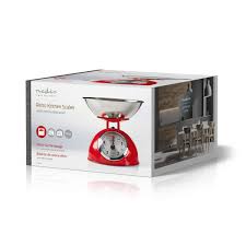 We did not find results for: Kitchen Scales Analog Stainless Steel Removable Bowl Red Nedis