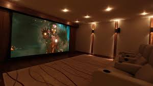 Keep speakers at least 20 inches from walls. Basement Home Theater Ideas Diy Small Spaces Budget Medium Inspiration Built Ins Paint Color At Home Movie Theater Theater Room Design Best Home Theater