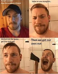 These Shower Memes Are A Brilliant Play On Common Stereotypes Shower Memes Stereotypes Funny Really Funny Memes