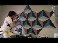 Saya mendapat tawaran kerja mengecat 5 dinding (5 corak). Painting Geometric Wall Remember Full Hd Youtube Geometric Wall Paint Geometric Wall Art Wall Paint Designs