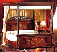 Great savings & free delivery / collection on many items. Cherry Gold French Empire King Canopy Bed King Size Canopy Bed Canopy Bed Frame Canopy Beds For Sale