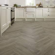 Howdens Premium Pearl Grey Oak Herringbone Vinyl Flooring In 2021 Vinyl Flooring Herringbone Vinyl Floor Herringbone Wood Floor