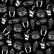 This article will provide you with all necessary tools. Fast Food Pattern Can Be Used For Textile Website Background Royalty Free Cliparts Vectors And Stock Illustration Image 82587674