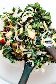 Autumn Kale Salad With Fennel Honeycrisp Cookie And Kate Recipe Vegetarian Thanksgiving Recipes Kale Salad Thanksgiving Salad