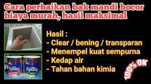 Desain bak mandi menggunakan keramik lebih disukai dibandingkan desain bak mandi tembok ataupun bak plastik. Cara Memperbaiki Bak Mandi Bocor Yang Baik Dan Benar Youtube