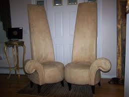 Pair Art Deco Tall Back One Arm Chairs Modern Interior Etsy Modern Interior Glam Chair Contemporary Decor