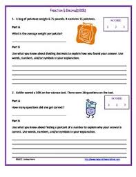 Middle School Math Brief Constructed Response Practice Math Constructed Response Constructed Response Middle School Math