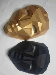 Squid Game Front Man Mask Papercraft 3d Svg Dxf Pdf Diy Low Poly Paper Crafts Model Template In 2021 Paper Crafts Halloween Outdoor Decorations Squid Games