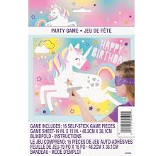 Comment organiser un anniversaire theme licorne : Jeu Anniversaire Interieur Theme Licorne Pas Cher Pour 16 Enfants