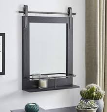 From incorporating the design on frames and hooks to having it on doors and bedroom mirrors, rustic farmhouse mirrors are unique and blend in with any modern décor. Farmhouse Black Home Decor Mirrors For Sale In Stock Ebay