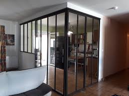 Verriere Sur Mesure Metallique En 2020 Verrieres Interieure Cuisine Verriere Verriere