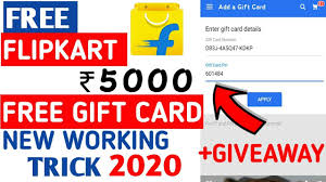 how to get free flipkart gift cards