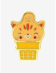 Kitty Cones Sherburt Enamel Pin