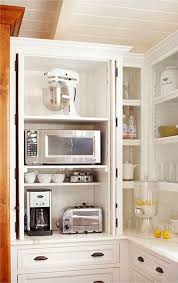 61 Ideen Kuchengerate Versteckter Mikrowellenschrank Fur 2019 In 2020 Small Kitchen Renovations Hidden Kitchen Coffee Bars In Kitchen