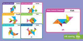 Check spelling or type a new query. Water Animals Tangram Instructions Teacher Made