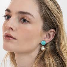 Nori Earrings -- Turquoise