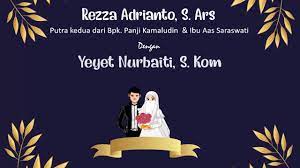 Pilihlah contoh tulisan yang dianggap paling sesuai. Undangan Pernikahan Video Motion Graphic Islami 2019 Wedding Invitation Ezza Yeyet Youtube